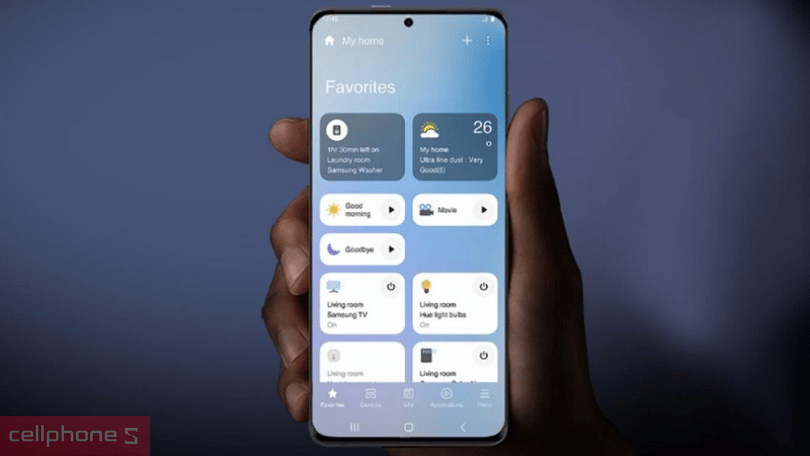 Hướng dẫn kết nối tivi với ứng dụng SmartThings trên thiết bị di động