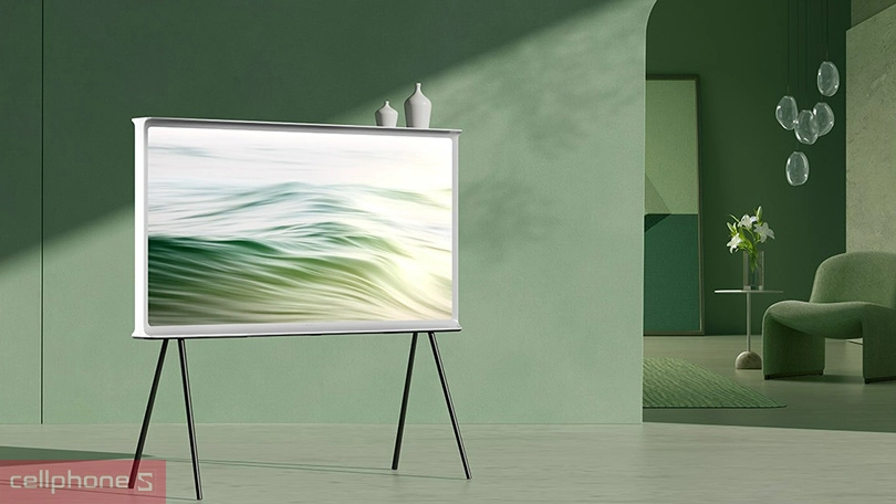 Thiết kế tivi Samsung the Serif 65LS01D 4K 65 inch 2024