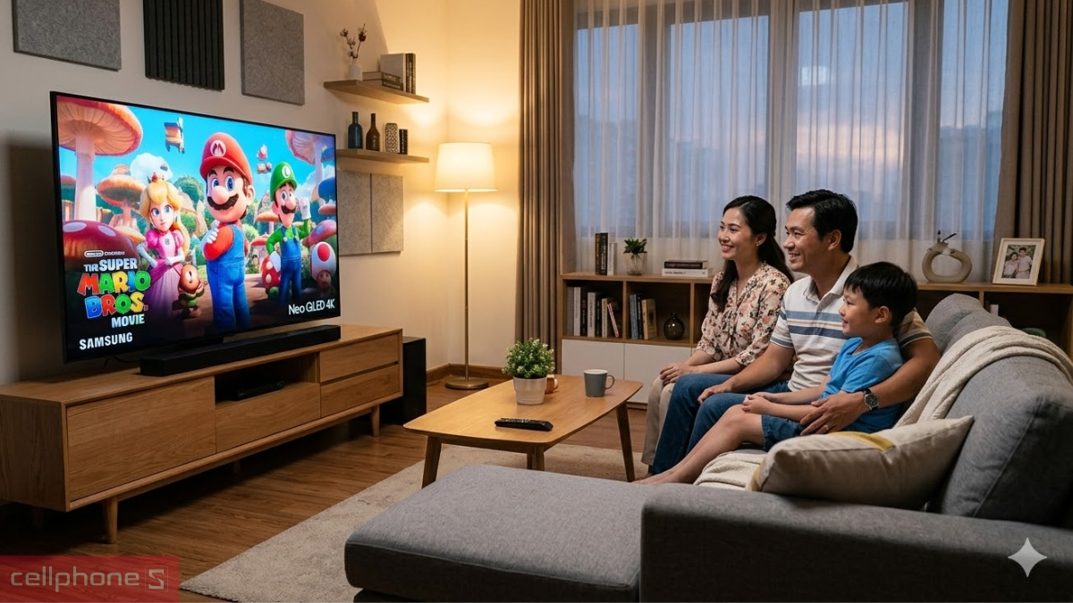 Khoảng cách và Vị trí đặt tivi