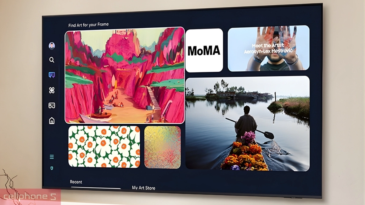 Tivi Samsung 65 inch sử dụng nền tảng Smart TV