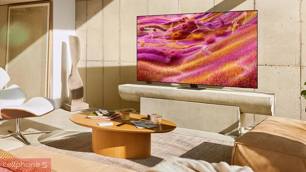 Không gian lắp đặt tivi