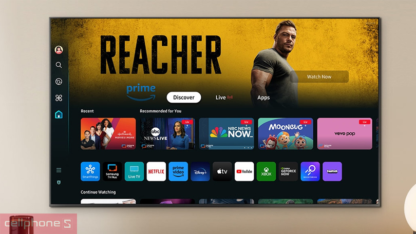 Khả năng điều khiển qua app dễ dàng của Smart Tivi Samsung 75H5000F 4K 75 inch 2025