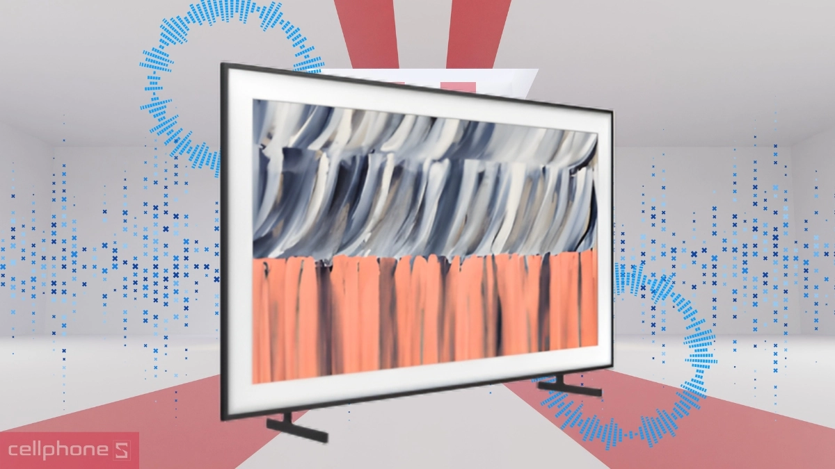 Dàn loa 40W Smart tivi Samsung khung tranh 4K 75 inch 75LS03H