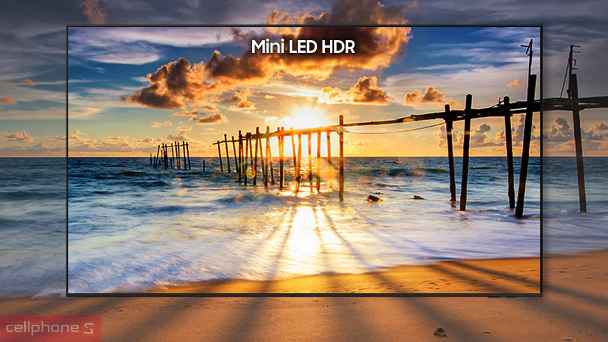 Công nghệ hiển thị tiên tiến của Smart tivi Samsung Mini LED 4K 75 inch (75M77H)