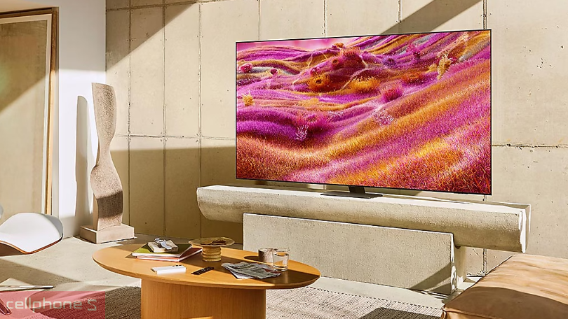 Thiết kế của Smart Tivi Samsung Neo QLED 75QN90F 4K 75 inch 2025