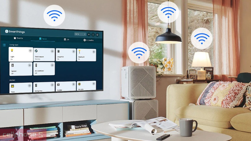 Kết nối  tivi Samsung Neo QLED QA75QN90C 4K 75 inch