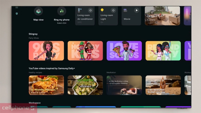 Thiết kế Smart Tivi Samsung OLED 55S90F 4K 55 inch 2025