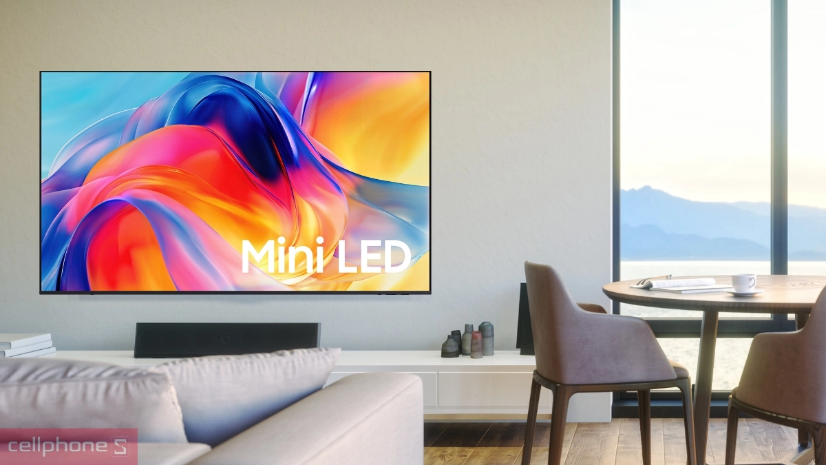 Màn hình LED rõ nét với tần số quét đến 120Hz