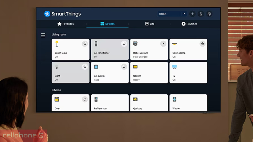 Tấm nền hiển thị và tần số quét của Smart Tivi Samsung Neo QLED 85QN90F 4K 85 inch 2025