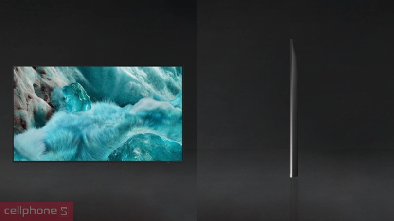 Thiết kế, tấm nền hiển thị của Smart Tivi Samsung QLED 85Q7FA 4K 85 inch