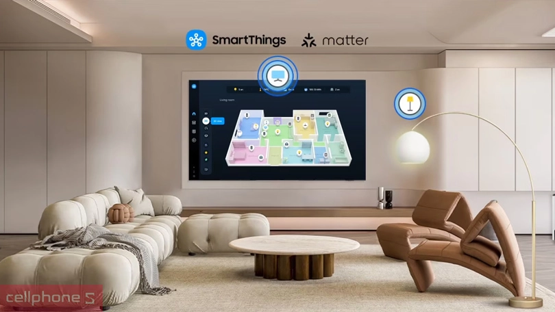 Trợ lý ảo, điều khiển của Smart Tivi Samsung QLED 85Q8FA 4K 85 inch