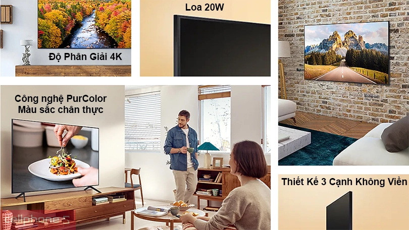 Smart Tivi Samsung Crystal UHD 4K 43 inch 43AU7700