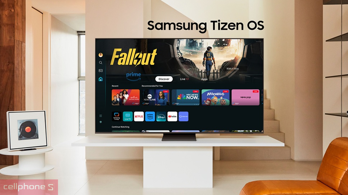 Tivi Samsung tích hợp Tizen OS, Multi View và SmartThings với nhiều tiện ích thông minh