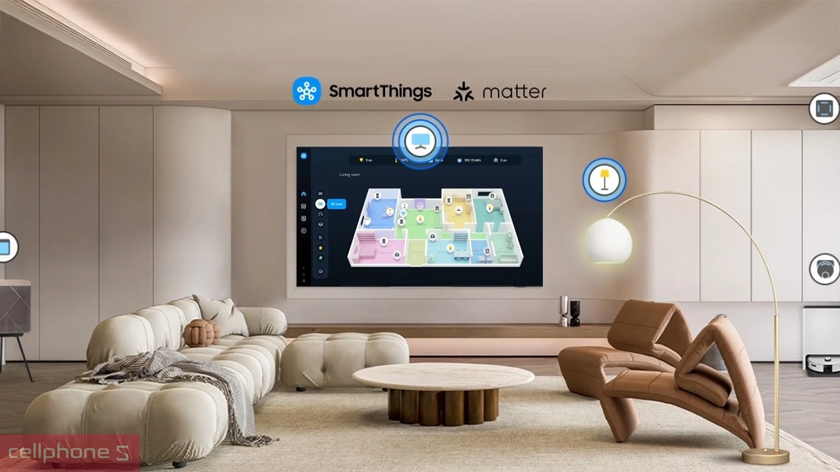 Tivi Samsung 58 inch được tích hợp đa dạng các tính năng thông minh mang lại sự tiện lợi