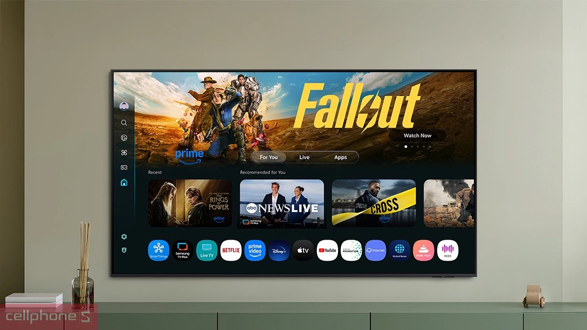 TV Samsung 49 inch cung cấp đa dạng các tiện ích thông giúp đáp ứng nhu cầu giải trí 