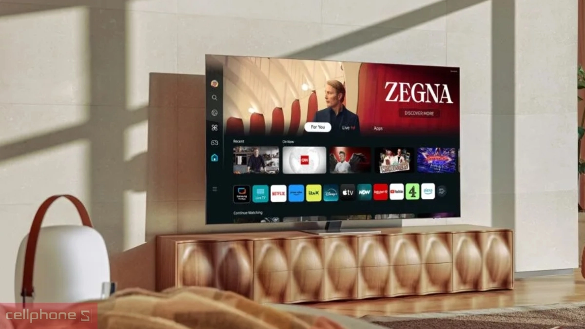 Tivi Samsung sắc nét, kiểu dáng hiện đại phù hợp mọi không gian sống