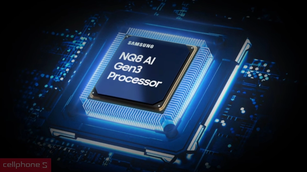 Tivi Samsung trang bị bộ xử lý AI NQ8 3.0 cho hình ảnh sắc nét