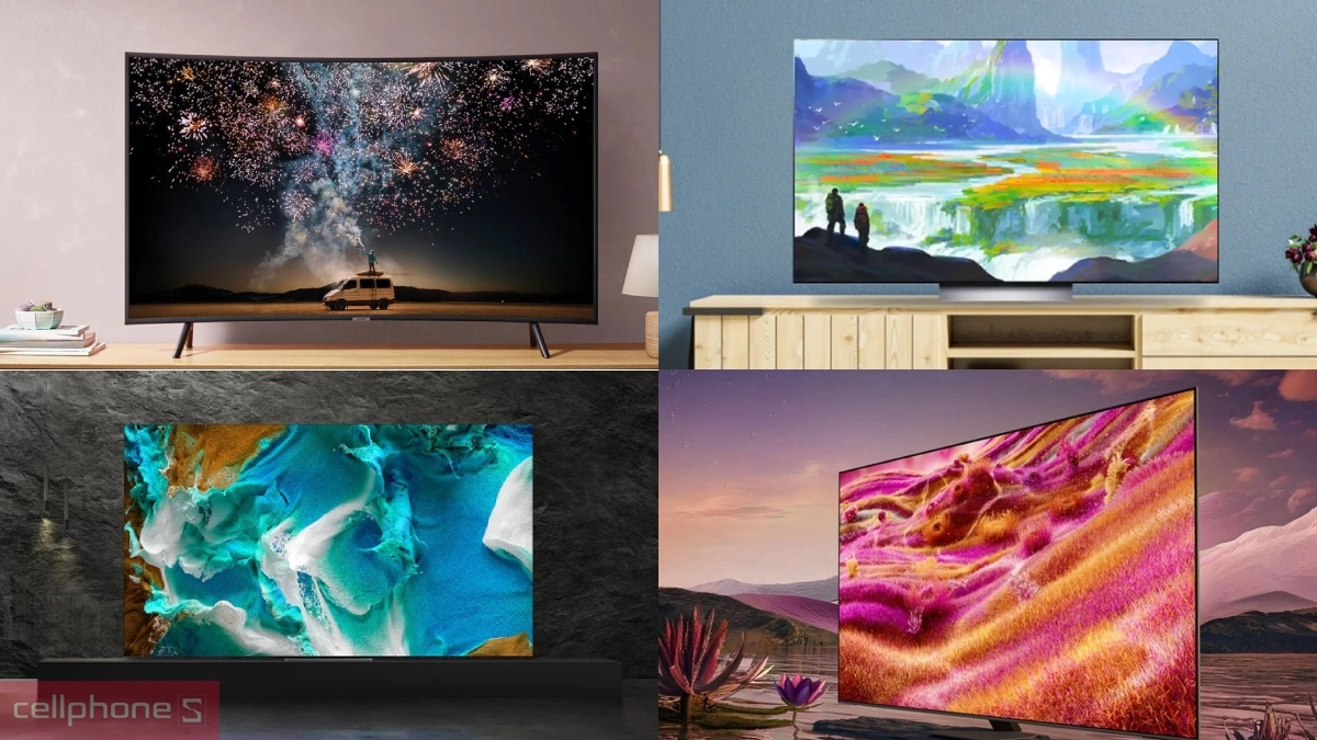 Tivi Samsung có đa dạng kích thước và kiểu dáng giúp người dùng dễ dàng lựa chọn