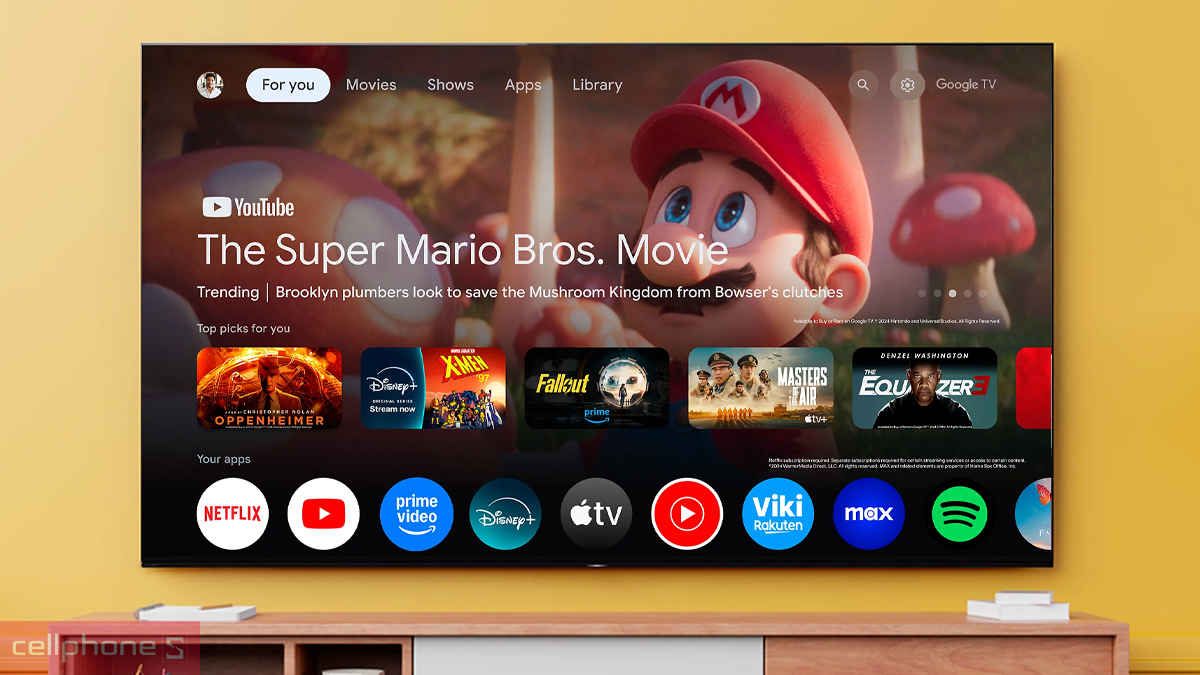 Khả năng điều khiển thông minh bằng giọng nói của Google tivi Sony UHD 4K 43 inch (K-43S25VM2)