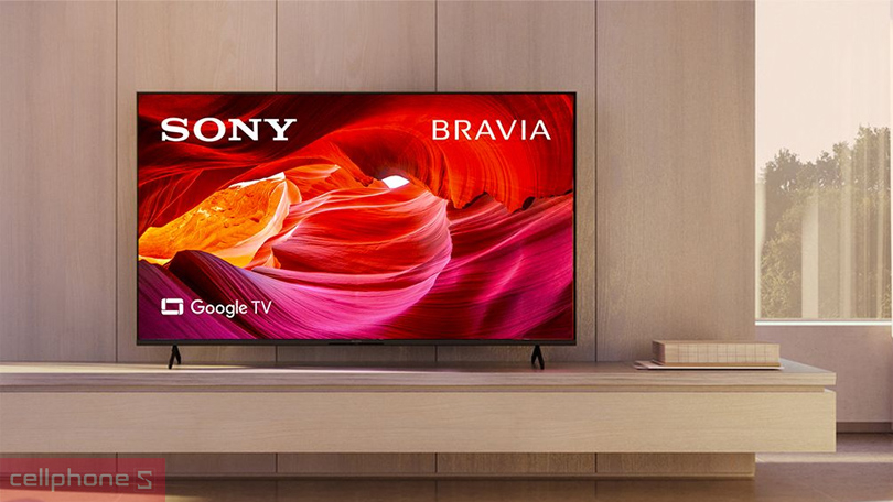 Màn hình smart tivi Sony 4K 50 inch KD-50X75K