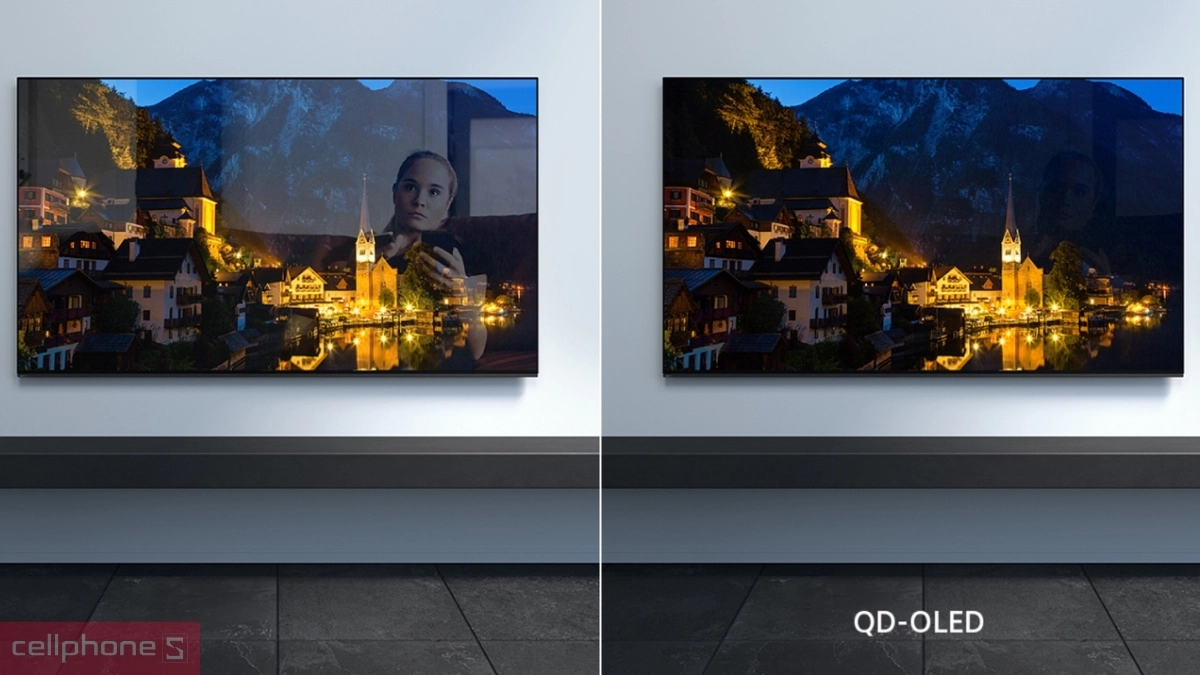 Google Tivi Oled Sony 4K 55 inch 2025 K-55XR80M2 sử dụng tấm nền QD-OLED