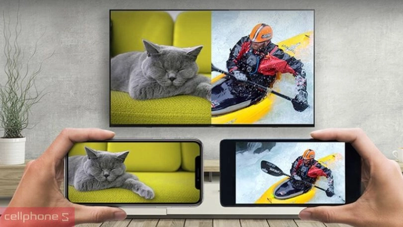 Trợ lý ảo, điều khiển trên Google Tivi Sony K-55S30 4K 55 inch