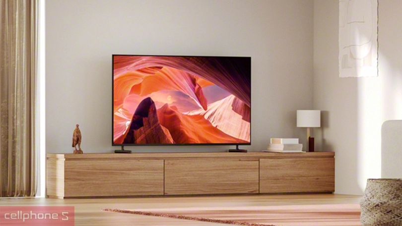 Thiết kế tivi Sony KD-75X80L 4K 75 inch
