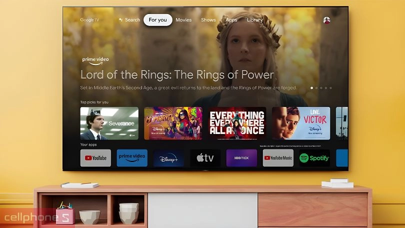 Google Tivi OLED Sony XR-77A80L 4K 77 inch: trung tâm giải trí sống động tại gia