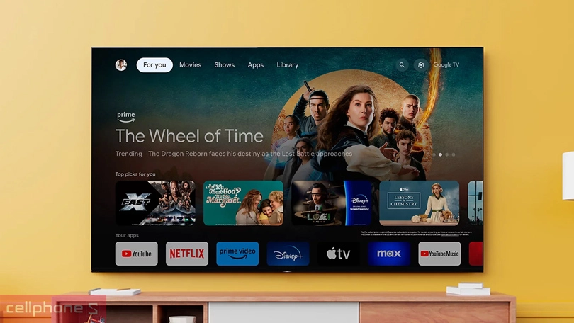 Trợ lý ảo của Google Tivi Sony Mini LED K-85XR90 4K 85 inch 2024