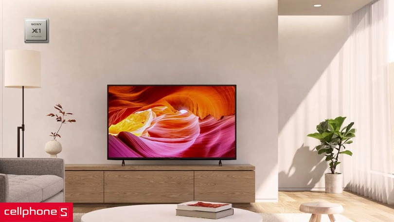 Đánh giá thiết kế Smart tivi Sony 4K 55 inch KD-55X75K