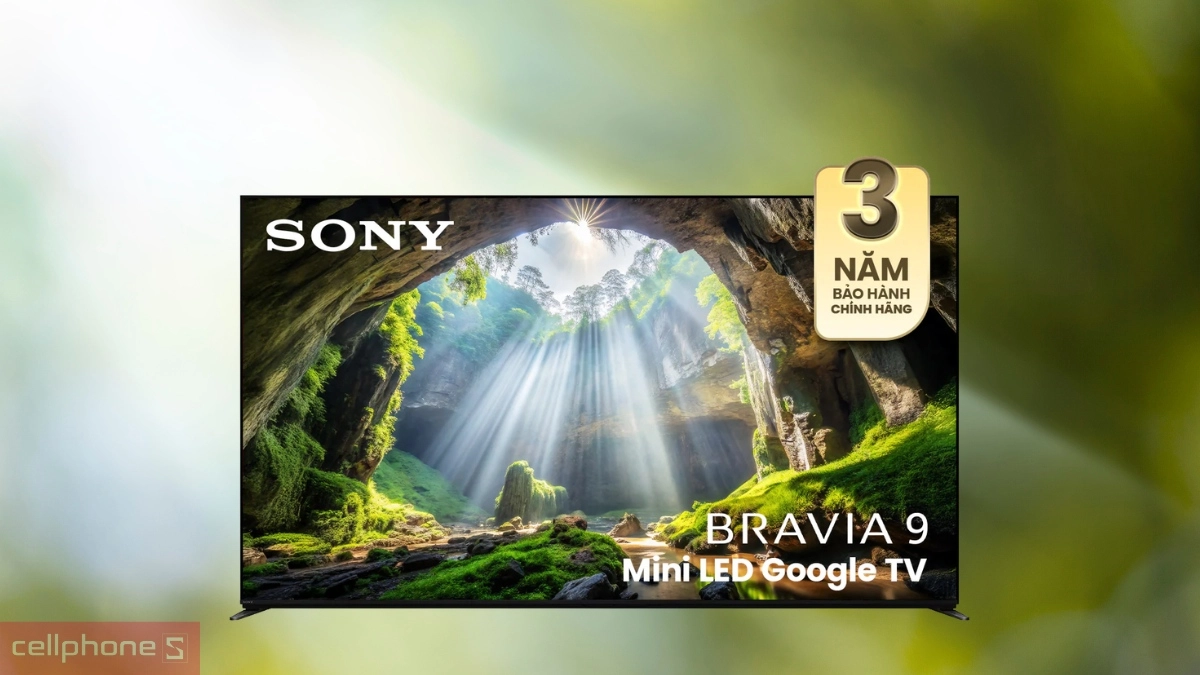 Tivi Sony Mini LED nổi bật với độ sáng cao và độ tương phản vượt trội
