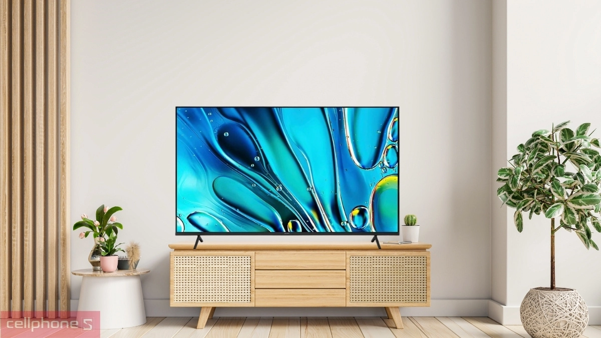 Tivi Sony có thiết kế tinh tế, sang trọng phù hợp cho không gian sống hiện đại