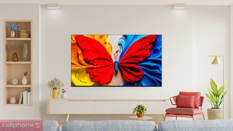 Màn hình hiển thị, tần số quét của Google tivi TCL QLED FHD 43S5K 43 inch 2025