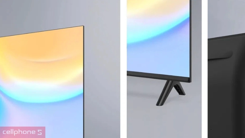 Thiết kế, màn hình hiển thị của Google Tivi TCL FHD 43S5400 43 inch 2024