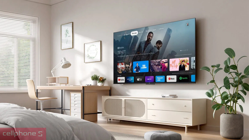 Trợ lý ảo Tivi TCL 55P635 4K 55 inch 2024