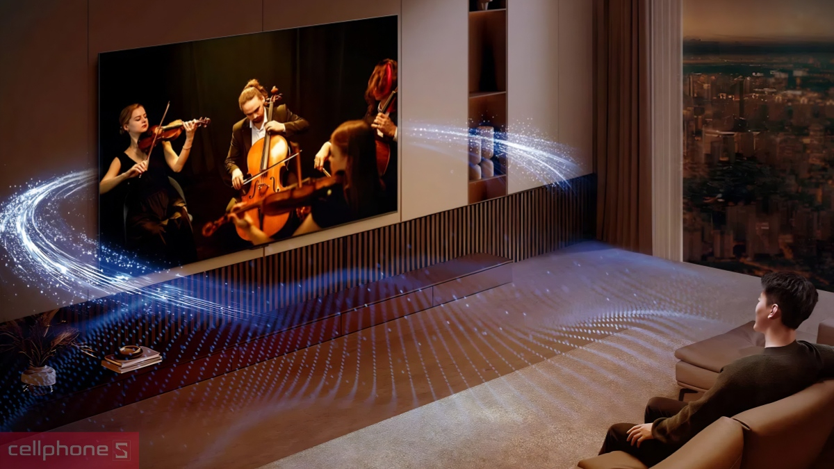 Âm thanh Hi-Fi ONKYO trên Google Tivi TCL QD Mini LED 4K 55 inch 2026 (55A400M)