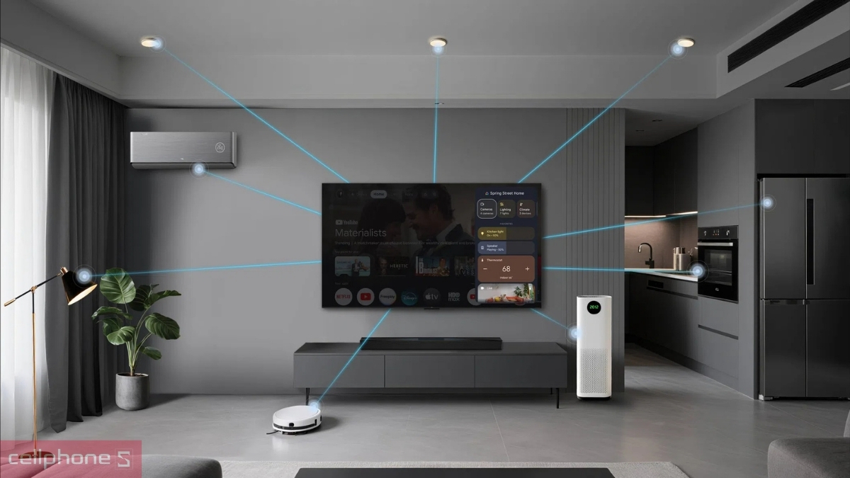 Công nghệ AI Google tivi TCL QD-Mini LED 4K 55 inch 2026 55P8LS