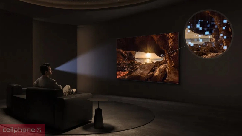 Khả năng hỗ trợ AI, thuật toán thông minh của Google Tivi TCL QD-Mini LED 55C6K 4K 55 inch