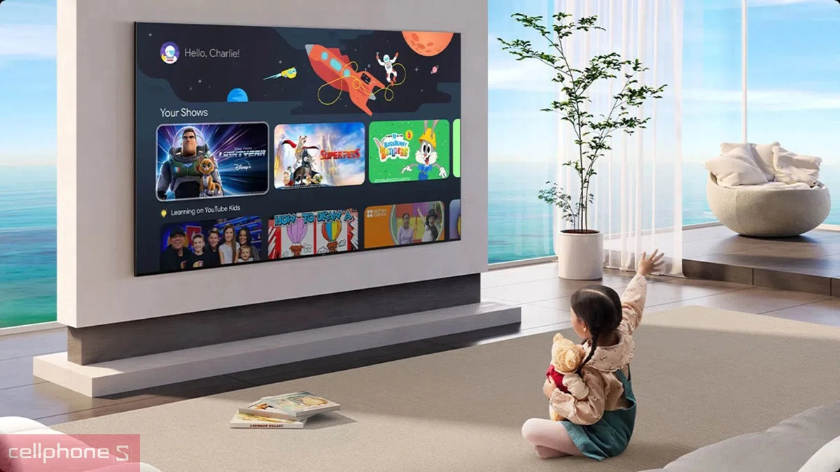 Tiện ích Google Tivi TCL QD Miniled 55C6KS 4K 55 inch 2025