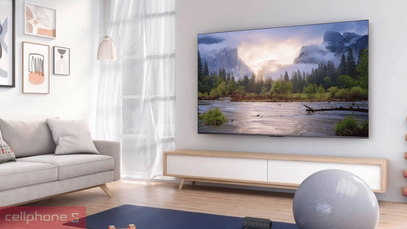 Google Tivi TCL 4K 55 inch 55P737 - thiết kế tràn viền cao cấp cùng công nghệ hiện đại