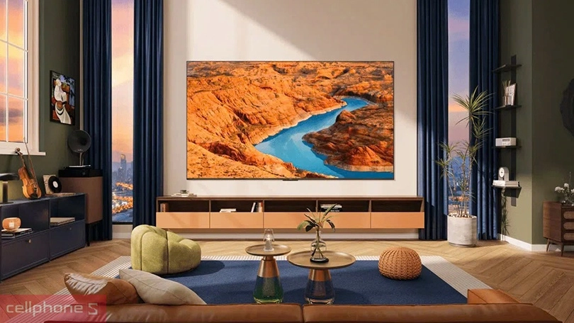 Tấm nền hiển thị, độ phân giải của Google Tivi QLED TCL 65C69B 4K 65 inch