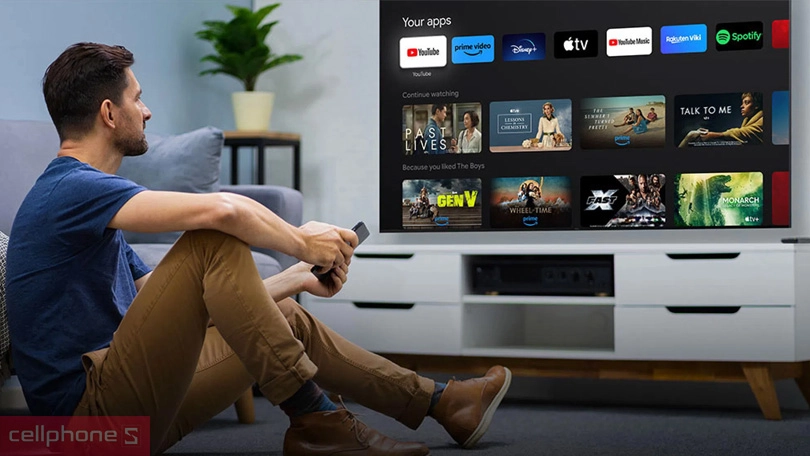 Trợ lý ảo của Google Tivi TCL QD-Mini LED 65C6K 4K 65 inch