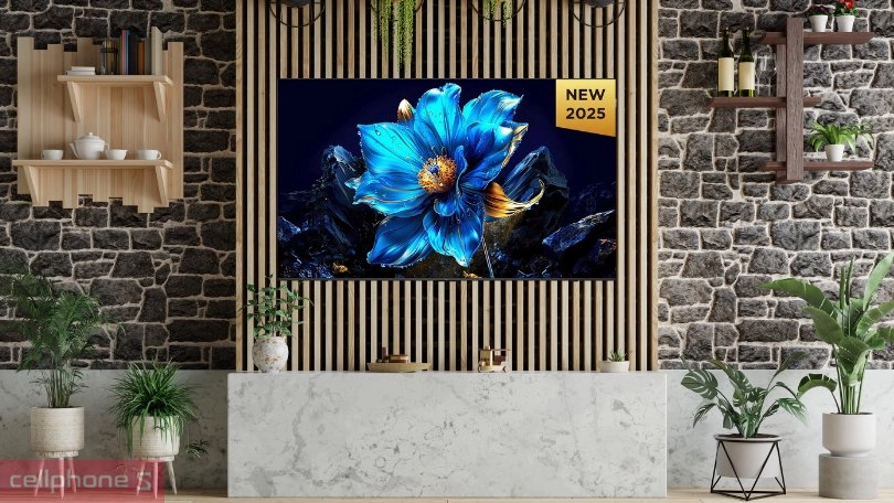 Thiết kế Google tivi TCL QLED 65P7K 4K 65 inch 2025