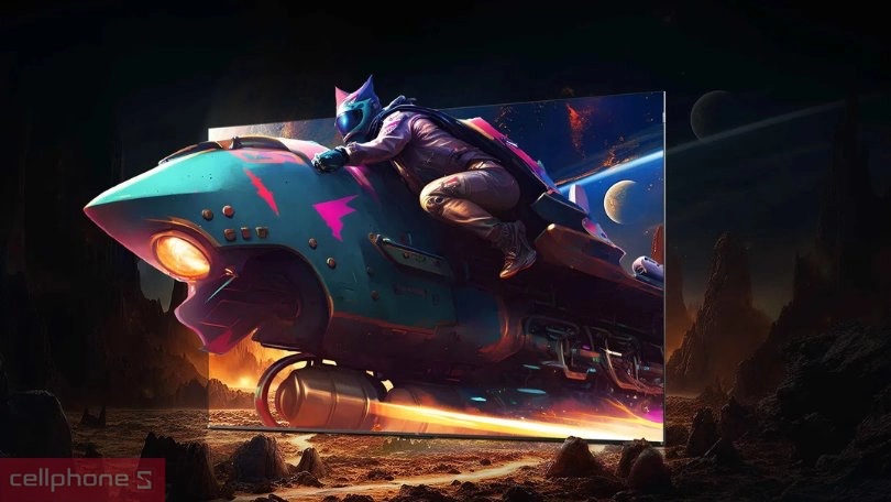 Công nghệ hiển thị tiên tiến của Google tivi TCL QLED 65P7K 4K 65 inch 2025