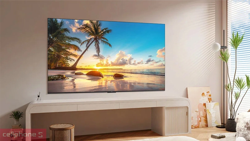 Tấm nền, tần số quét của Google Tivi TCL UHD 65P755 Pro 4K 65 inch 2024