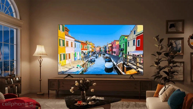 Tấm nền, tần số quét của Google Tivi TCL QLED 75C655 4K 75 inch 2024