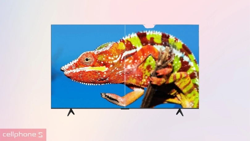 Tấm nền hiển thị của Google Tivi TCL QLED 75P7K 4K 75 inch 2025