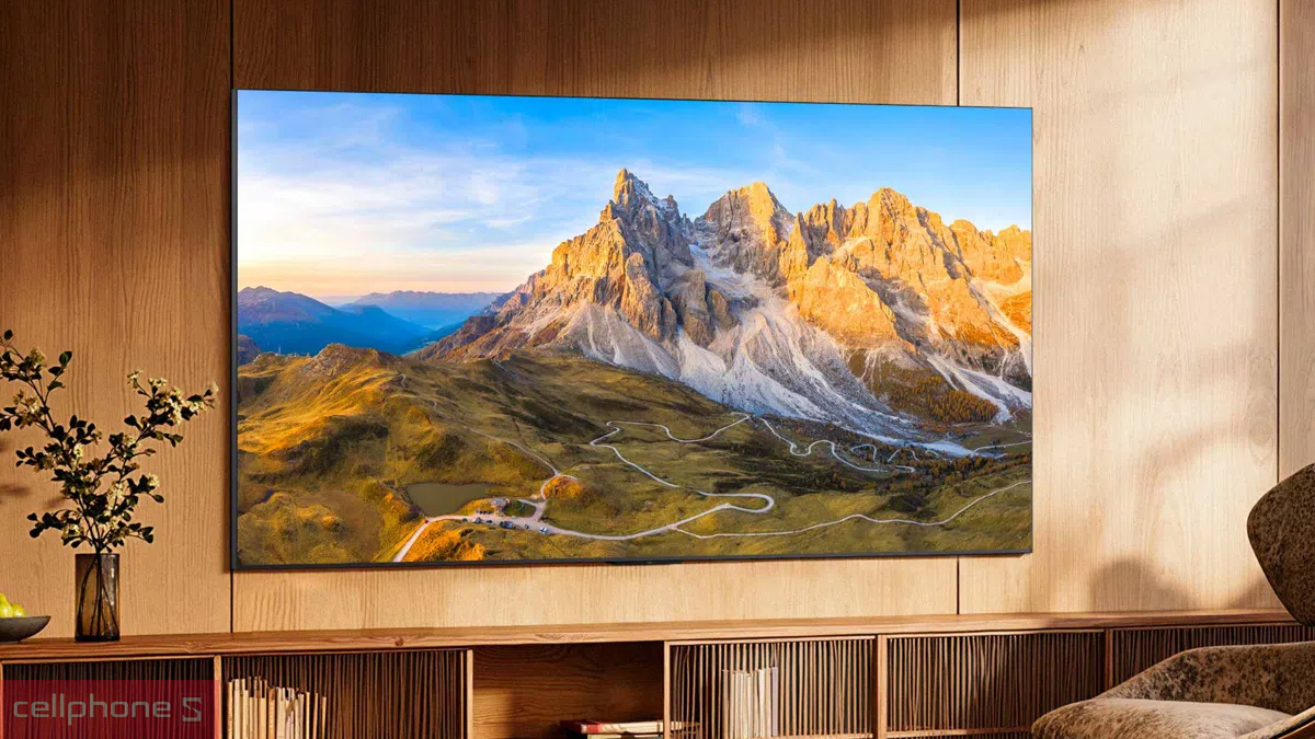 Màn hình 144Hz Mini LED trên Google tivi TCL SQD-Mini LED 4K 75 inch 2026 (75C8L)