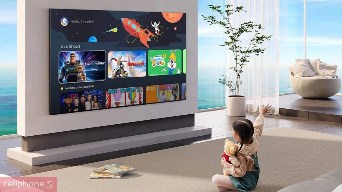 Công nghệ màn hình Google Tivi TCL QD-Mini LED 4K 85 inch 2026 85A400M