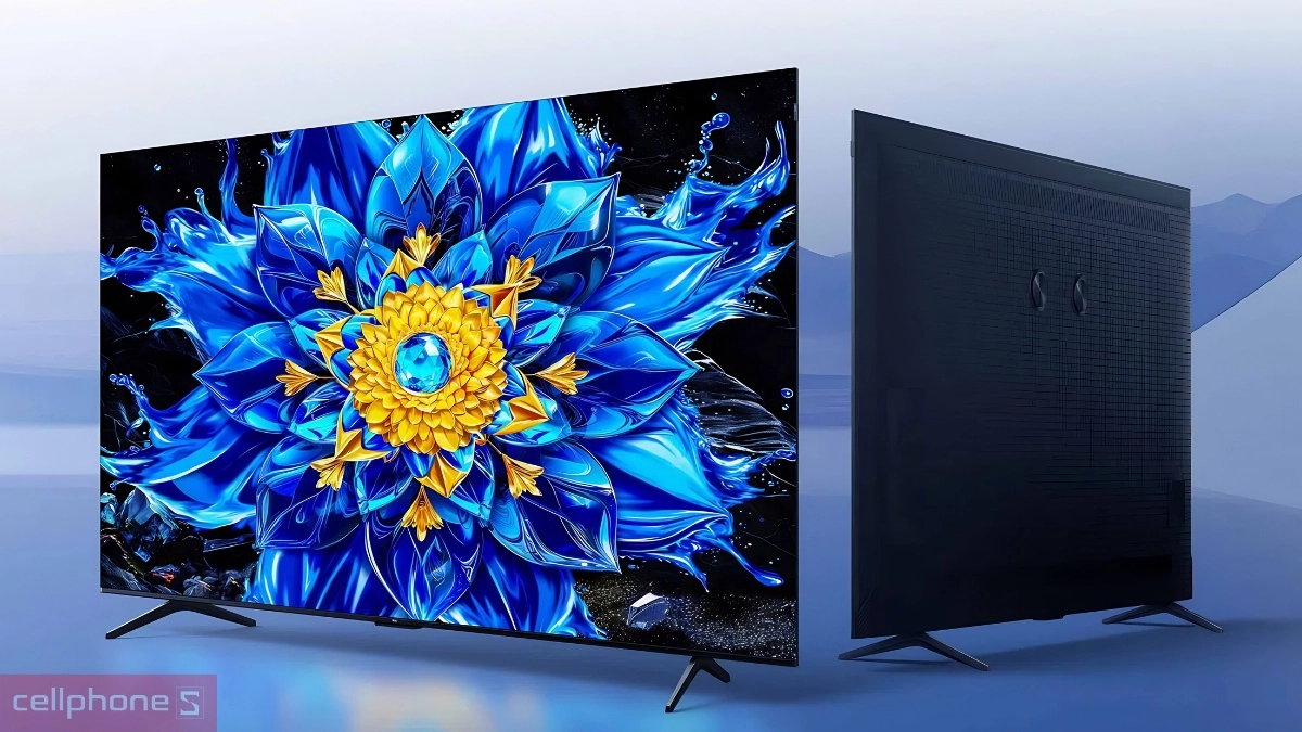 Thiết kế Google tivi TCL QD Mini LED 4K 85 inch 2026 85P8LS